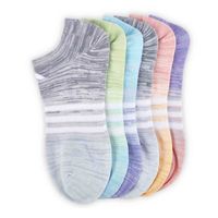 Womens Superlite Multi Space Dye No Show Sock - 6 pack