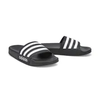 Kids Adilette Shower K Slide Sandal - Black/White