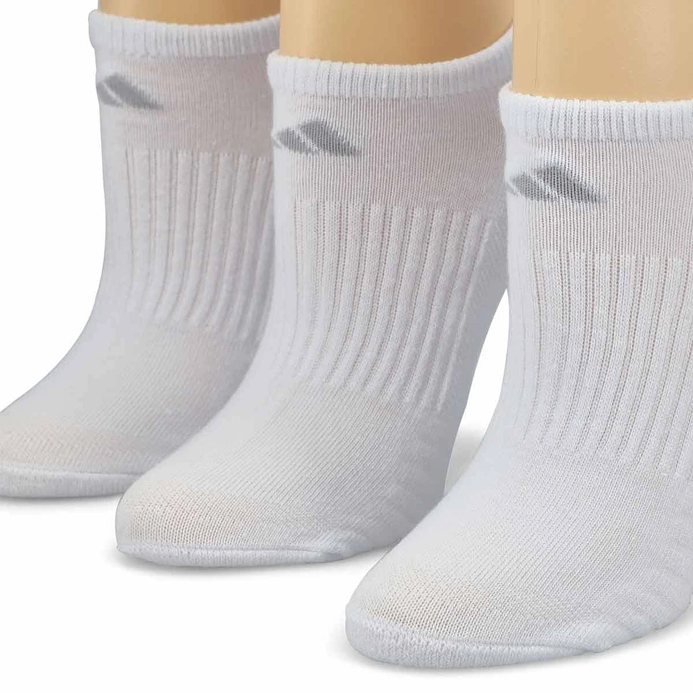 Womens Cushioned 3.0 No Show 3-Pack Socks - White/Clear Onix Grey