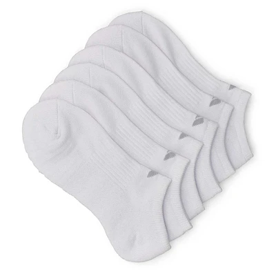 Womens Cushioned 3.0 No Show 3-Pack Socks - White/Clear Onix Grey