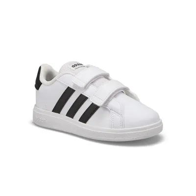 Infants Grand Court 2.0 CF Sneaker - White/Black