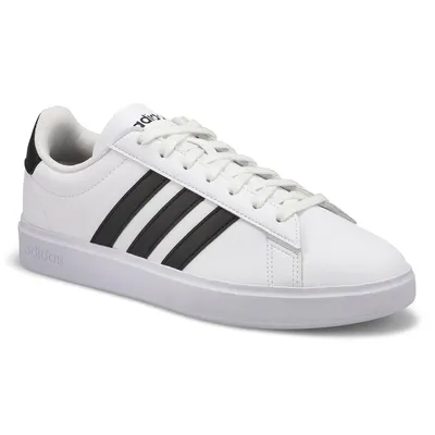 Mens Grand Court 2.0 Sneaker - White/Black