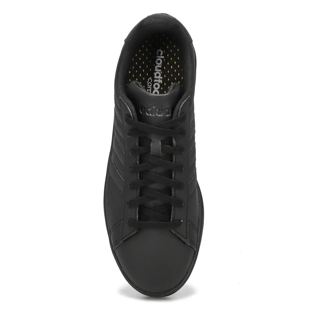 Mens Grand Court 2.0 Sneaker - Black/Black