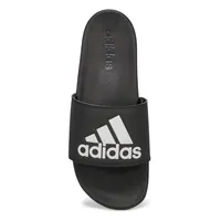 Mens Adilette Comfort Slide Sandal - Black/White