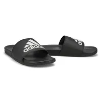 Mens Adilette Comfort Slide Sandal - Black/White