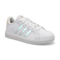 Girls Grand Court 2.0 K Sneaker - White/Pink