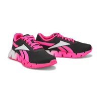 Girls Zig Dynamica 2.0 Sneaker - Black/Pink/White