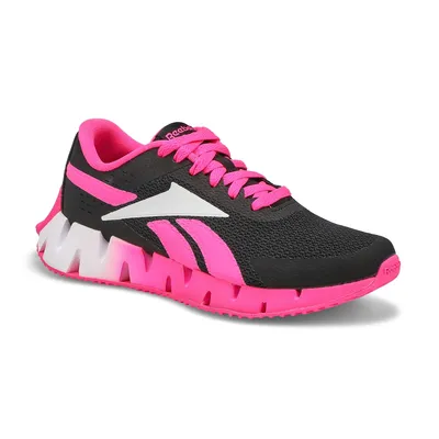 Girls Zig Dynamica 2.0 Sneaker - Black/Pink/White