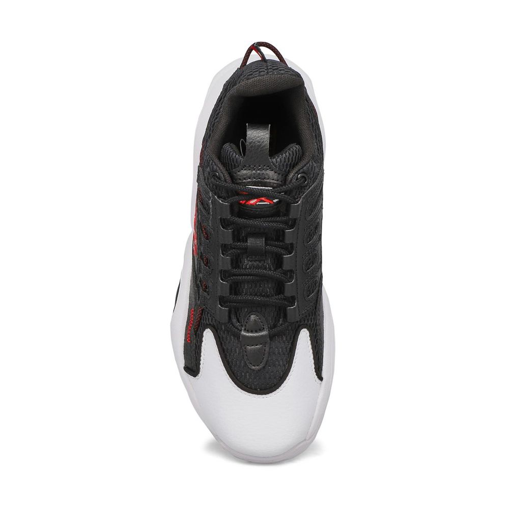 Boys Solution Mid Sneaker - Black/White/Red