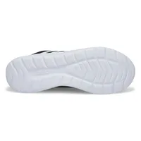 Womens Cloudfoam Pure Sneaker - Black/White