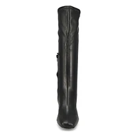 Womens  Holly Knee High Dress Boot - Black