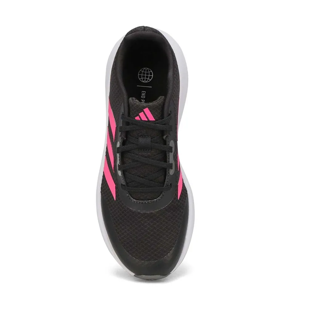 Girls RunFalcon 3.0 K Sneaker - Black/Pink