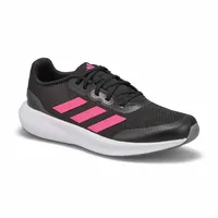 Girls RunFalcon 3.0 K Sneaker - Black/Pink