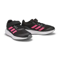 Girls FunFalcon 3.0 EL K Sneaker - Black/Pink