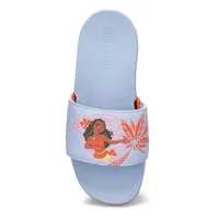 Kids Adilette Comfort Moana Slide Sandal - Blue