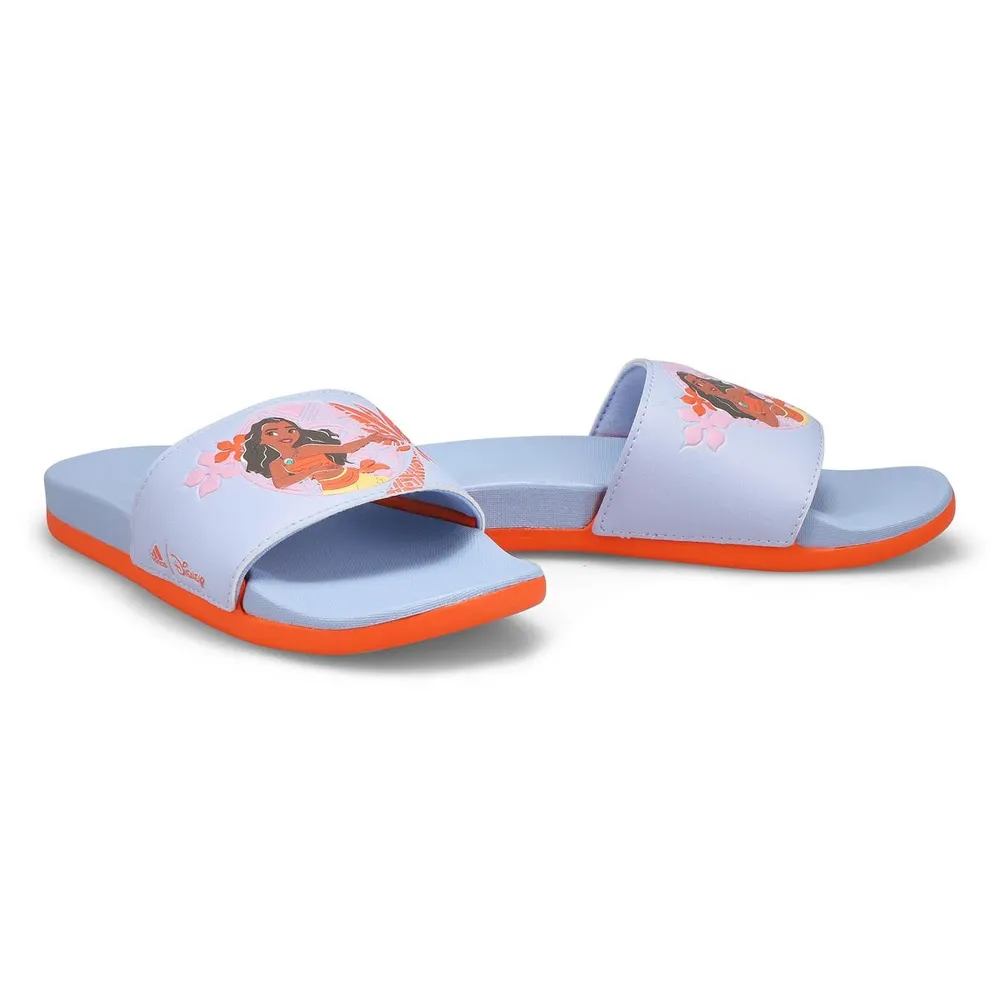 Kids Adilette Comfort Moana Slide Sandal - Blue