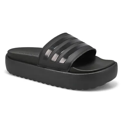 Womens Adilette Platform Sandal - Black/Black