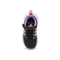 Infants FortaRun 2.0 EL Sneaker - Black/Pink