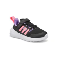 Infants FortaRun 2.0 EL Sneaker - Black/Pink