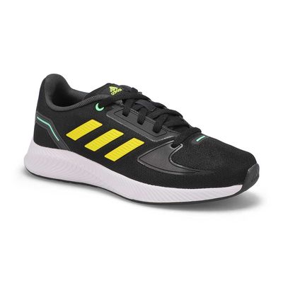 Kids RunFalcon 2.0 K Sneaker - Black /Yellow