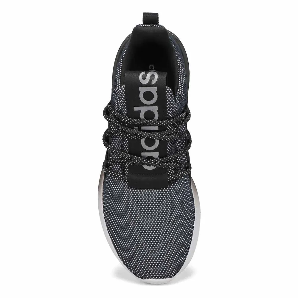 Mens Lite Racer Adapt 5.0 Wide Sneaker - White/Black