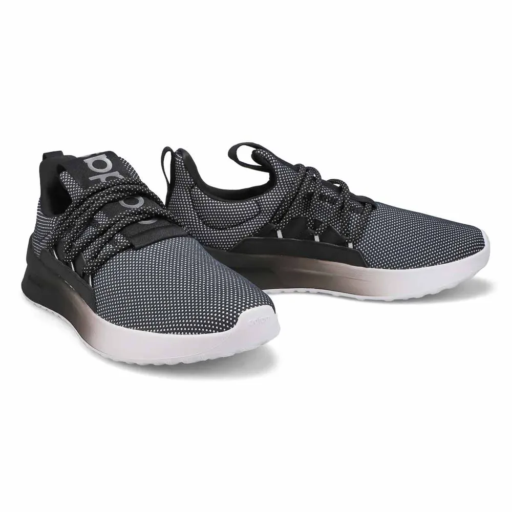 Mens Lite Racer Adapt 5.0 Wide Sneaker - White/Black