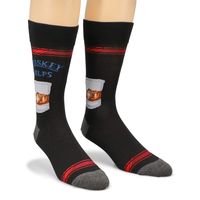 Mens Whiskey Helps Printed Sock