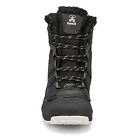 Womens Iceland F Waterproof Winter Boot - Black/White