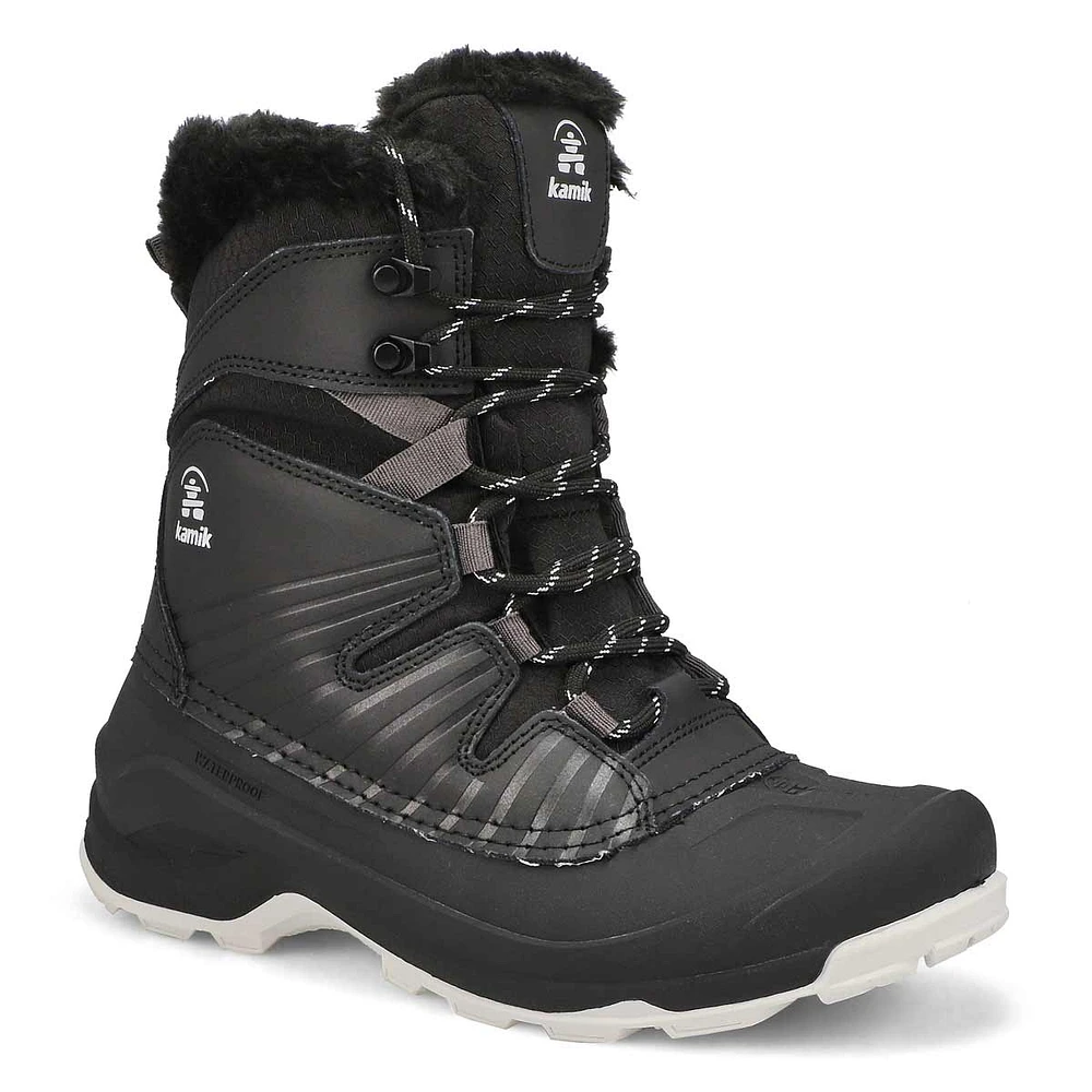 Womens Iceland F Waterproof Winter Boot - Black/White