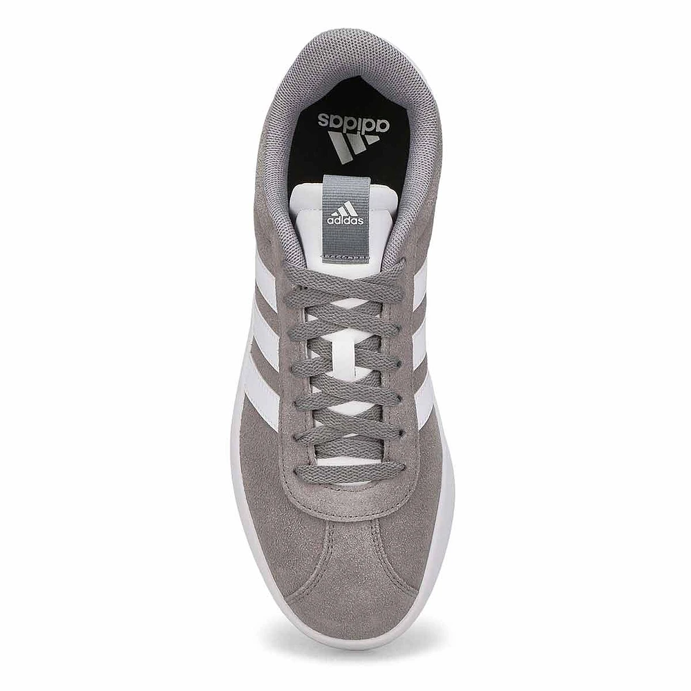 Mens VL Court 3.0 Lace Up Sneaker - Grey/White/White