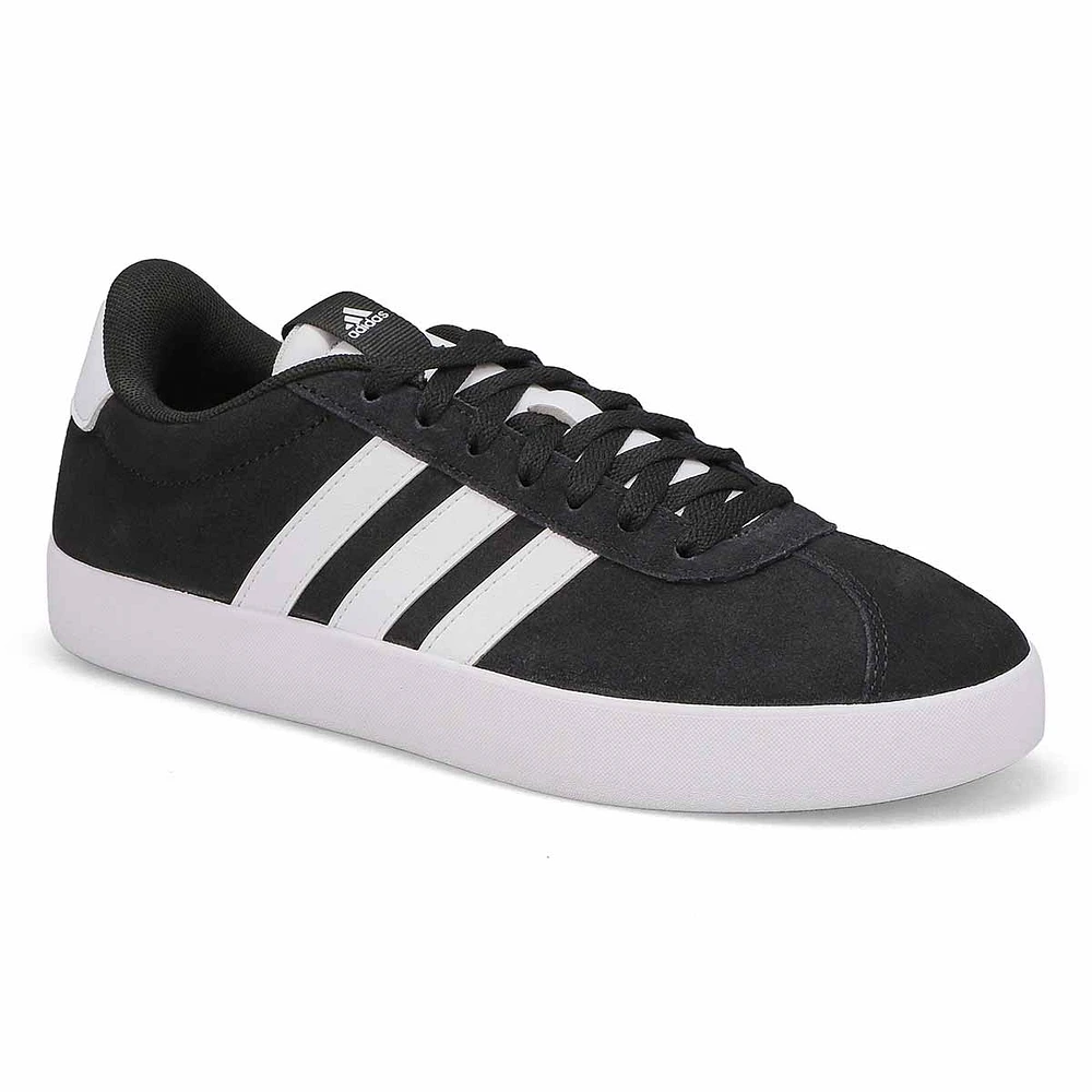 Mens VL Court 3.0 Lace Up Sneaker - Black/White/Black