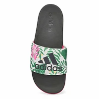 Womens Adilette Comfort Slide - Black/Beige