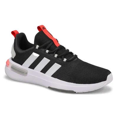 Mens Racer TR23 Lace Up Sneaker - Black/White/Grey