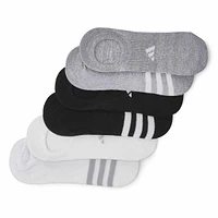 Womens Superlite 3.0 Sock Super No Show 6-Pack - White/Black/Grey