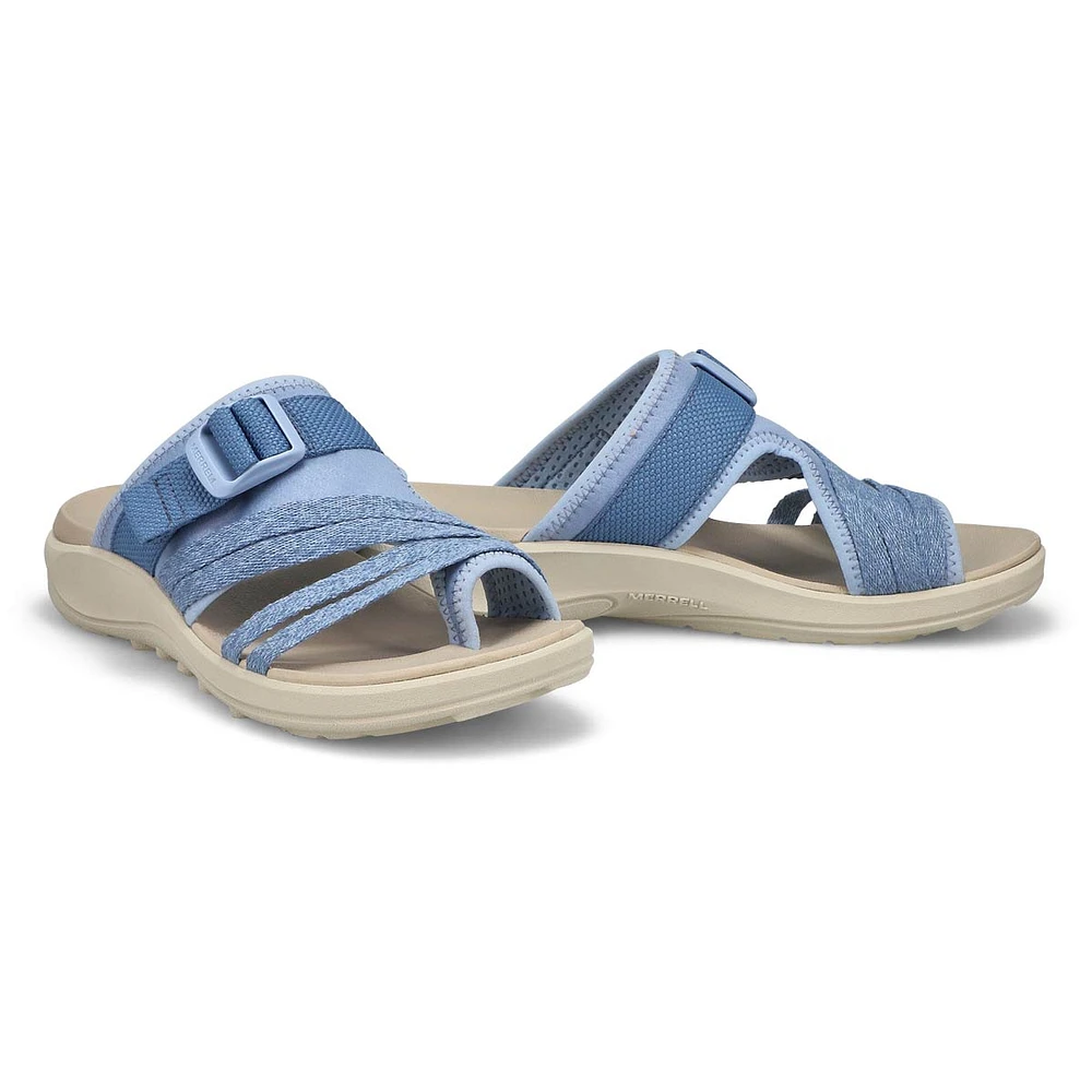 Womens District 4 Post Toe Wrap Sandal - Chambray