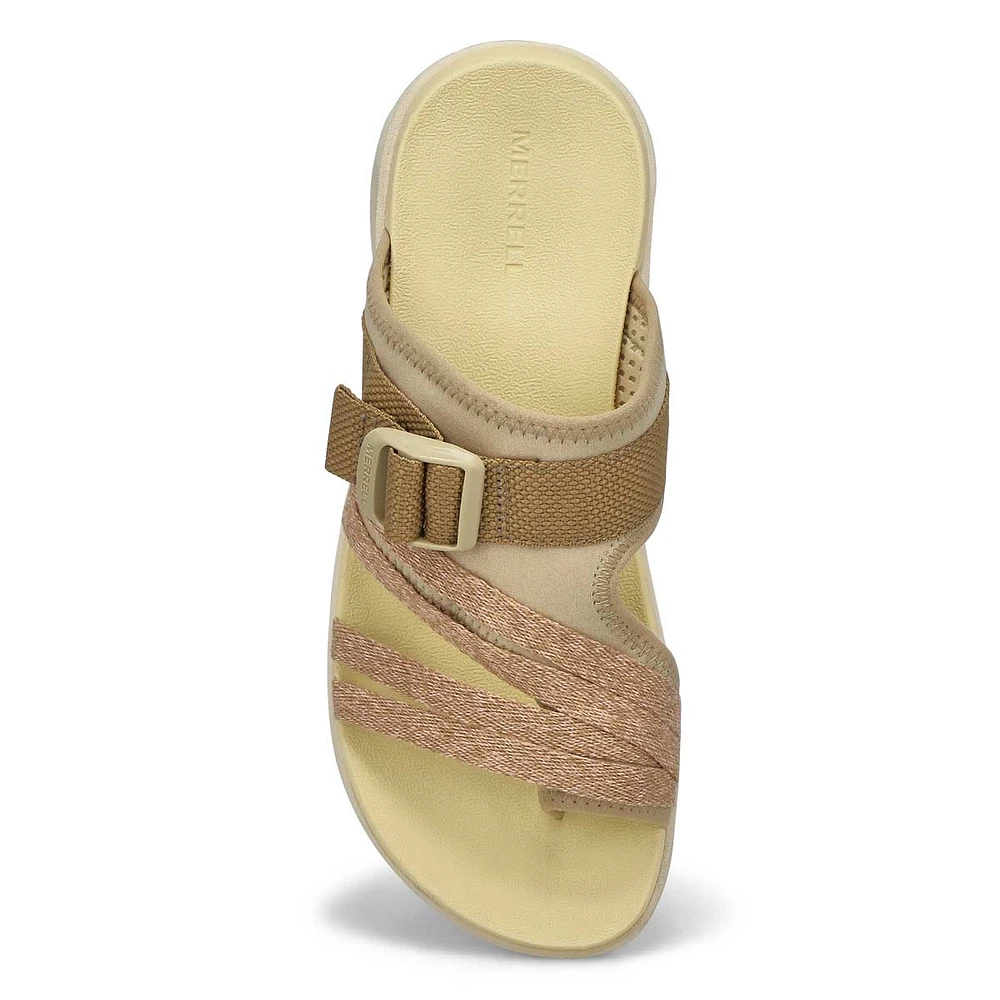 Womens District 4 Post Toe Wrap Sandal - Khaki