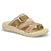 Womens District 4 Post Toe Wrap Sandal - Khaki