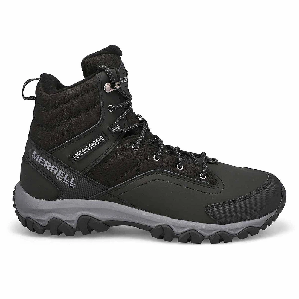 Mens Thermo Akita Mid Waterproof Winter Boot - Black