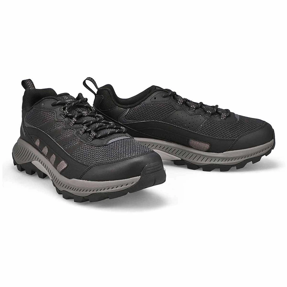 Mens Speed Strike 2 Lace Up Wide Hiking Shoe - Black