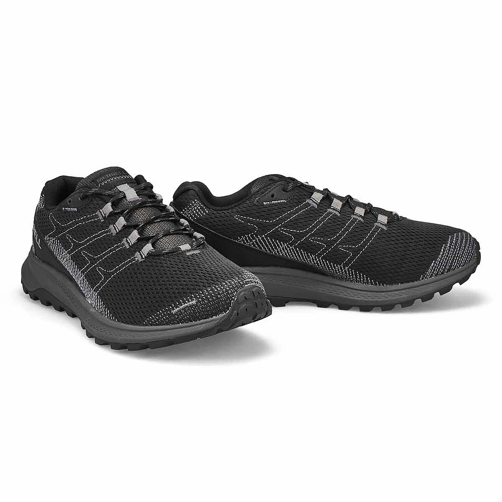 Mens Fly Strike Wide Hiking Sneaker - Black