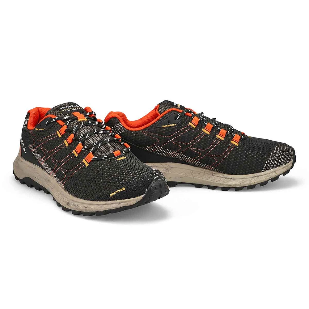 Mens Fly Strike Hiking Sneaker - Black/Tangerine