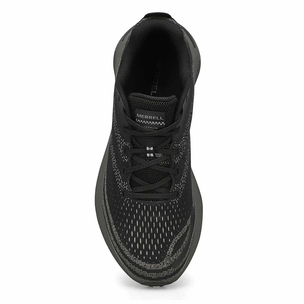 Mens Morphlite Lace Up Wide Sneaker - Black/Asphalt