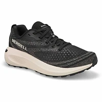 Womens Morphlite Lace Up Fashion Sneaker - Black/White