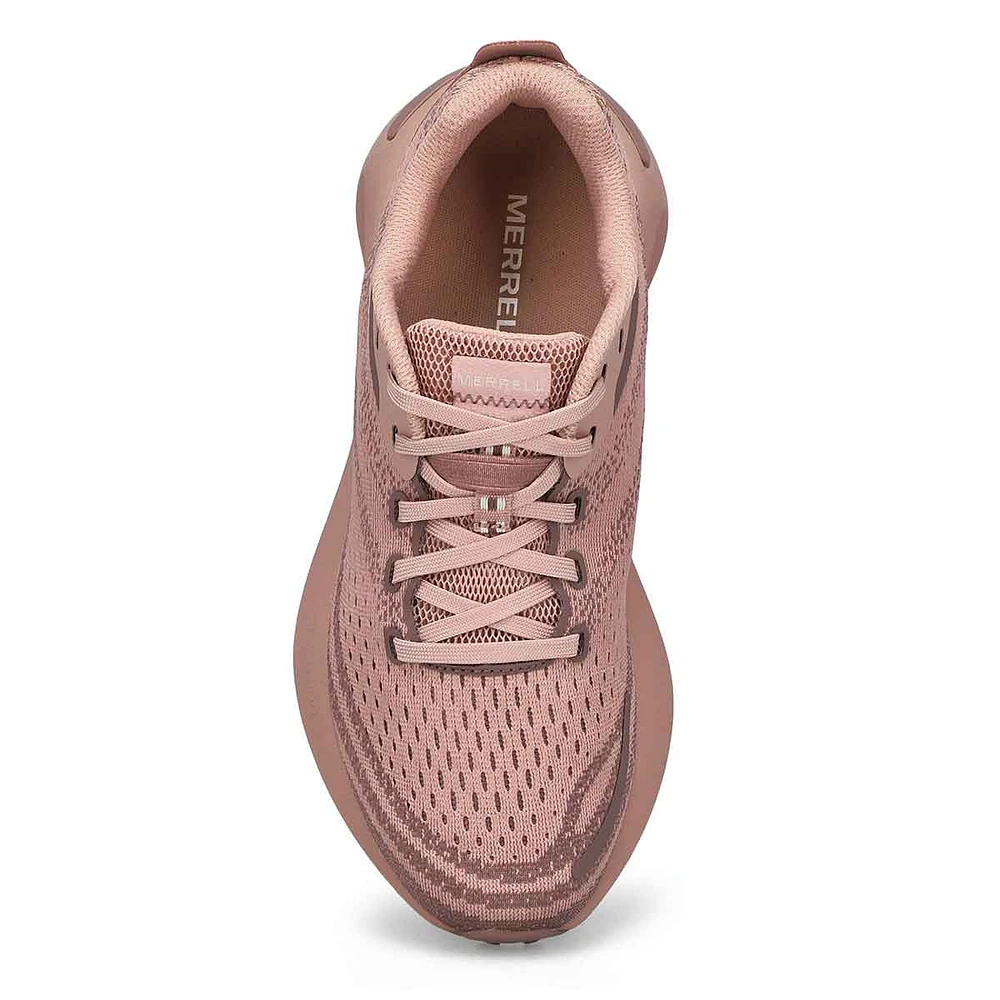 Womens  Morphlite Lace Up Fashion Sneaker - Adobe Rose