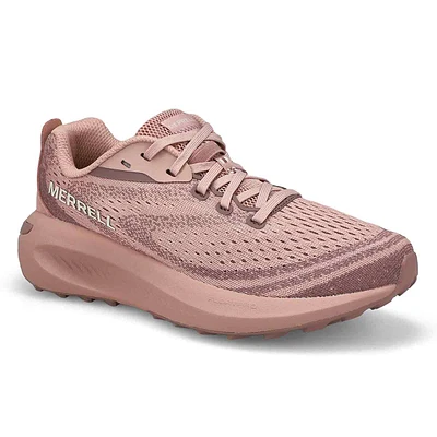 Womens  Morphlite Lace Up Fashion Sneaker - Adobe Rose