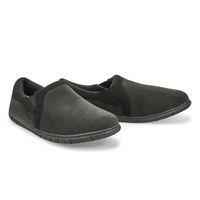 Mens Jacob Memory Foam Closed Back Slipper - Black