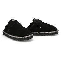 Womens Jessica Open Back Slipper - Black