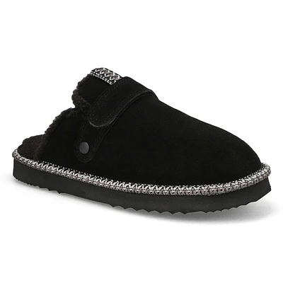 Womens Jessica Open Back Slipper - Black