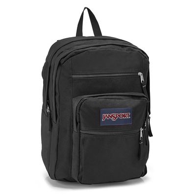 Unisex Big Student Backpack - Black