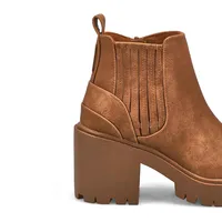 Womens Judith Platform Ankle Boot - Camel